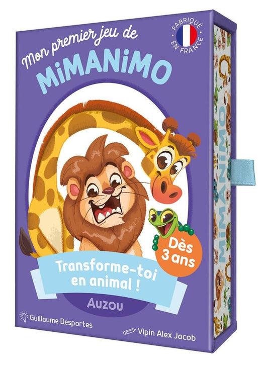 Front cover of Mon premier jeu de Mimanimo : Transforme-toi en animal !