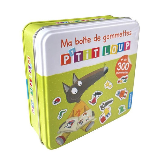 Front cover of Ma boîte de gommettes P'tit Loup