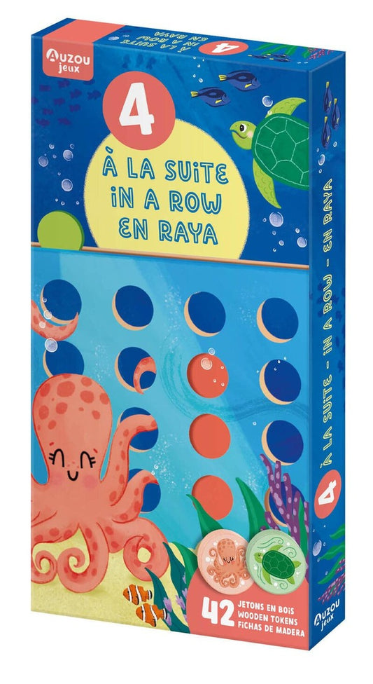 Front cover of 4 à la suite - 4 in a row - 4 en raya