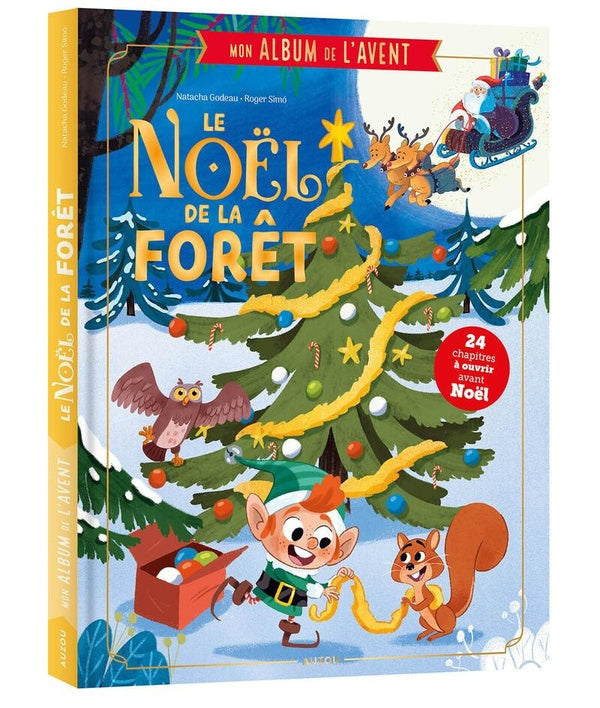 Front cover of Album de l'avent : le Noël de la forêt