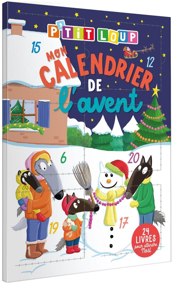 Front cover of P'tit loup : Mon calendrier de l'avent