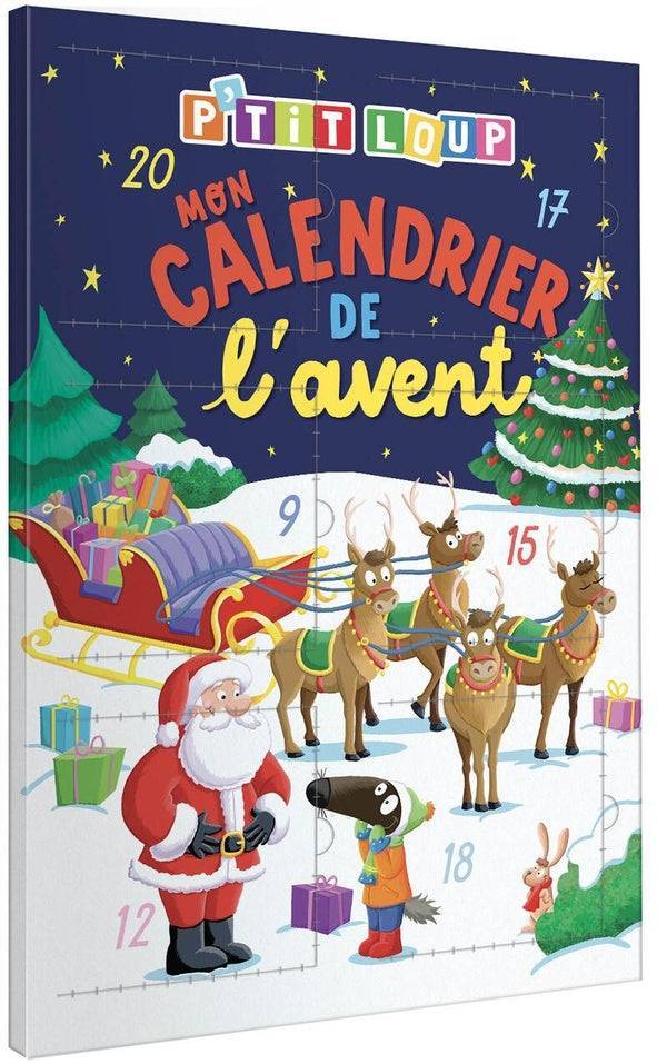 Front cover of P'tit loup : Mon calendrier de l'avent