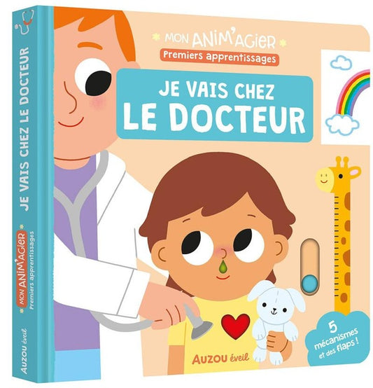 Front cover of Mon anim'agier : Premiers apprentissages : Je vais chez le docteur