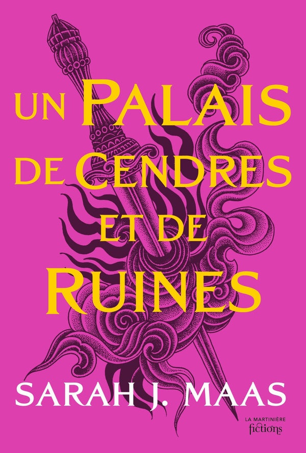 Front cover of Un palais d'épines et de roses (ACOTAR) Tome 3 : Un Palais de cendres et de ruines                     (Réservé à un public averti)