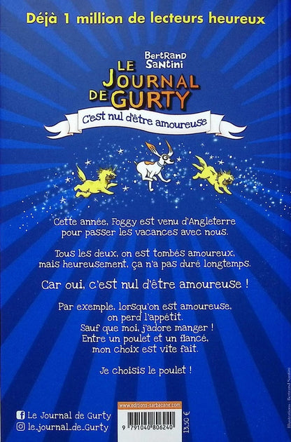 Back cover of Le journal de Gurty Tome 13 : C'est nul d'être amoureuse