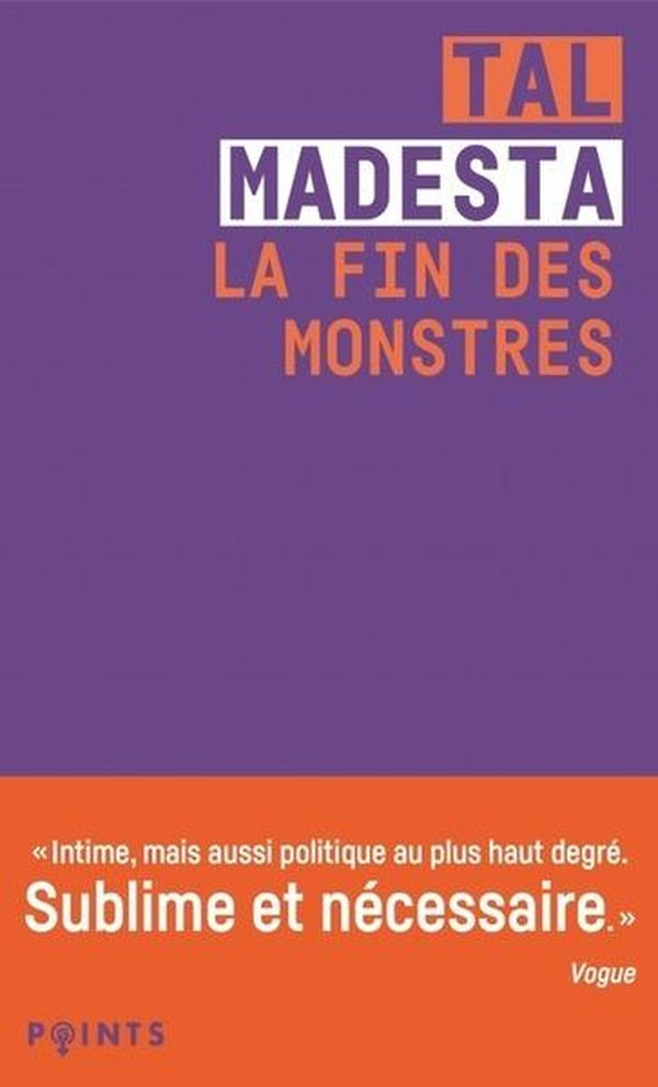 Front cover of La fin des monstres : Récit d'une trajectoire trans