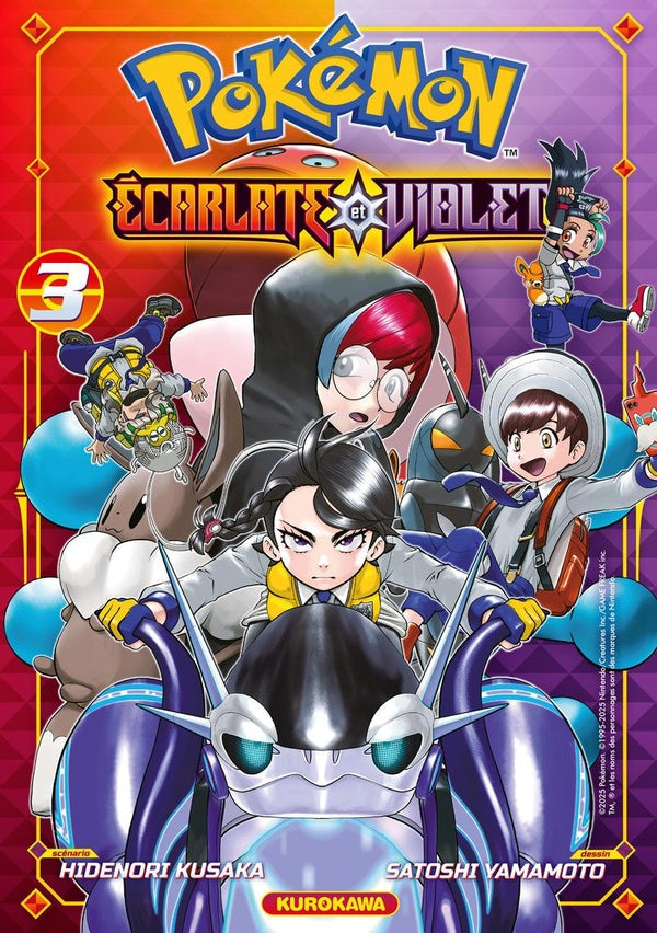 Front cover of Pokémon ; La grande aventure - Ecarlate et Violet Tome 3