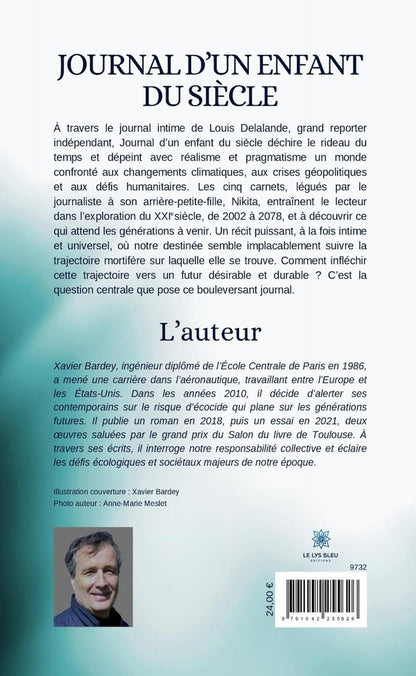Back cover of Journal d'un enfant du siècle                     (IMPRESSION A LA DEMANDE)