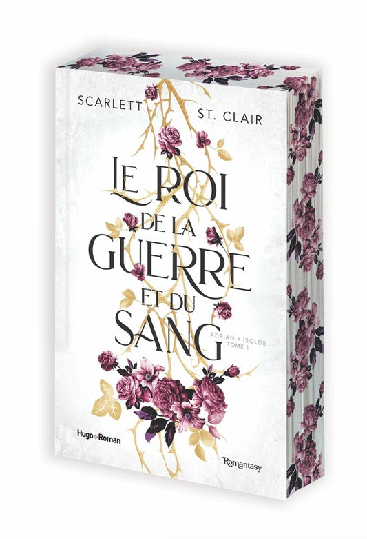 Front cover of Adrian x Isolde Tome 1 : Le roi de la guerre et du sang                     (Édition jaspée)