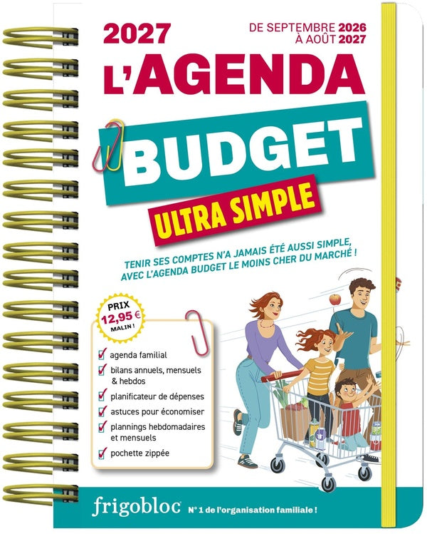 Front cover of L'agenda budget ultra simple (édition 2027)                     (De septembre 2026 à août 2027)