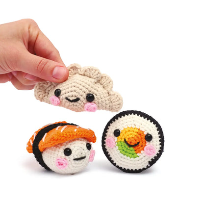 Coffret diy crochet mes sushis 