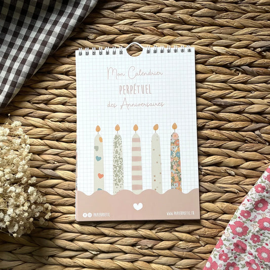 Mon Calendrier Perpétuel des Anniversaire - Mural Liberty