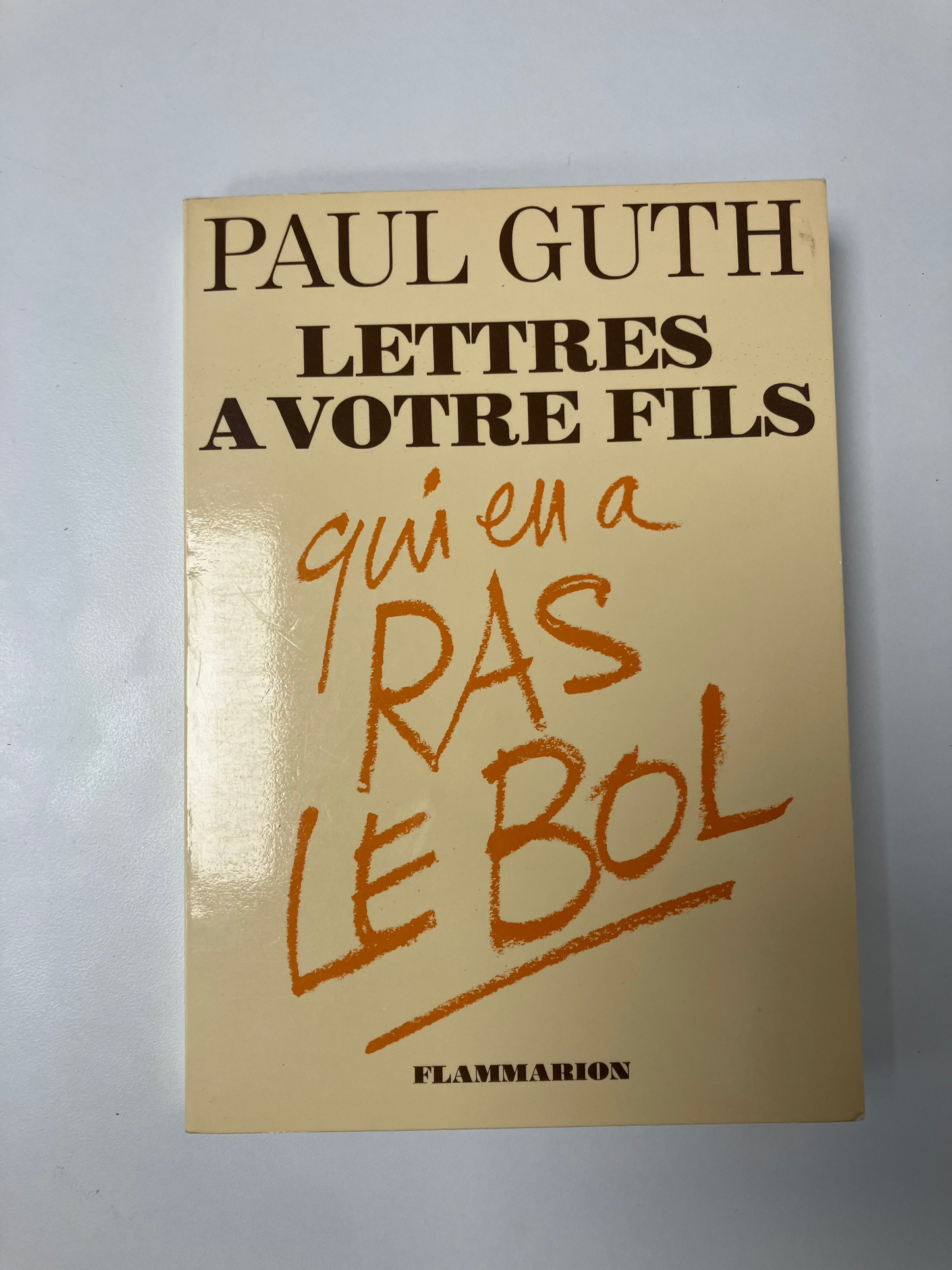 Lettre à votre fils qui en a ras le bol