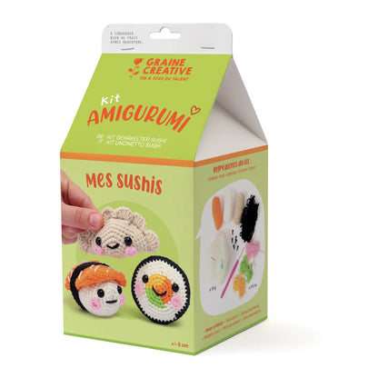 Coffret diy crochet mes sushis 