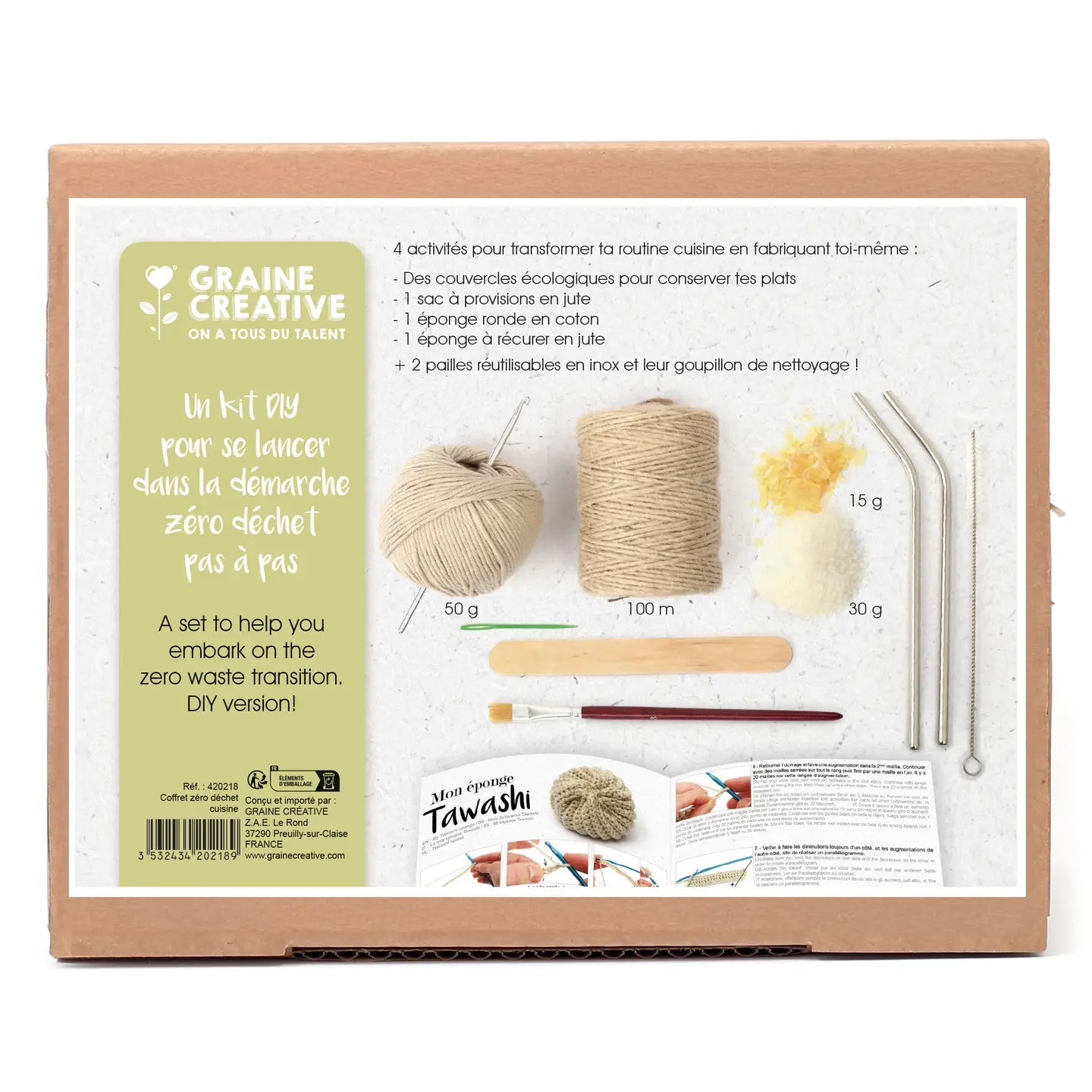 Coffret zéro déchet cuisine