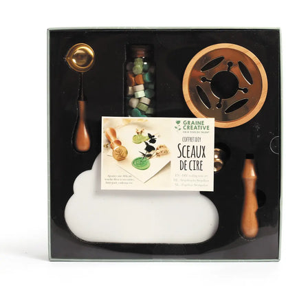 Coffret sceaux de cire a cacheter