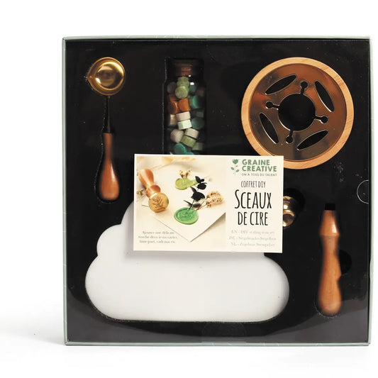 Coffret sceaux de cire a cacheter
