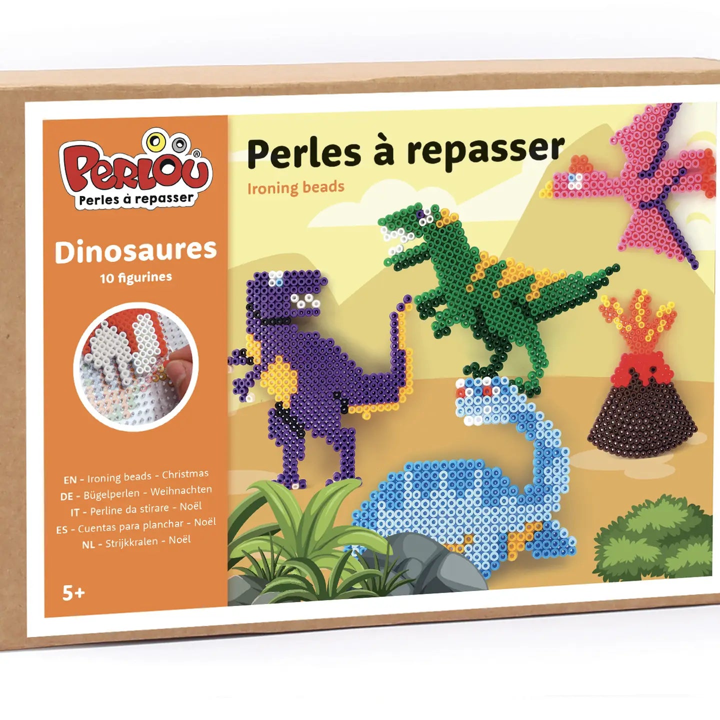 Boîte perlou dinosaures 3000 perles