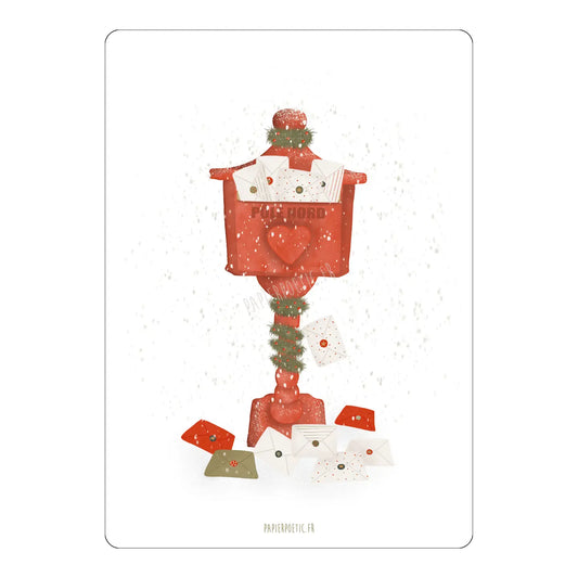 Carte "Boîte aux lettres Pôle Nord"