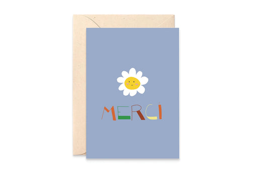Carte 'Merci Flower'