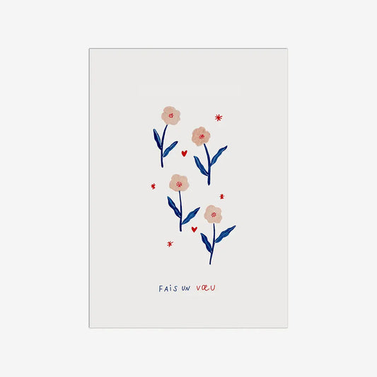 Carte postale - Julie Adore - Fais un vœu