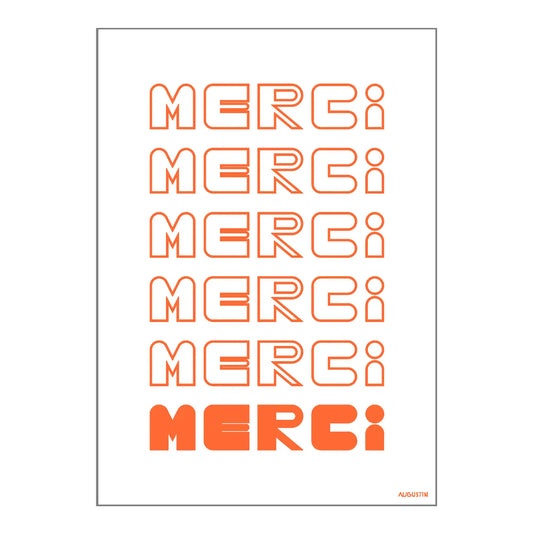 Merci Merci - carte postale  