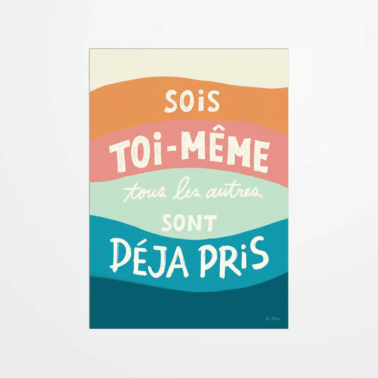 Carte postale - Rio Soley - Sois toi-même