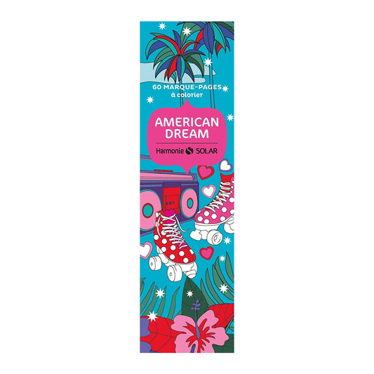 American dream : 60 marque-pages à colorier